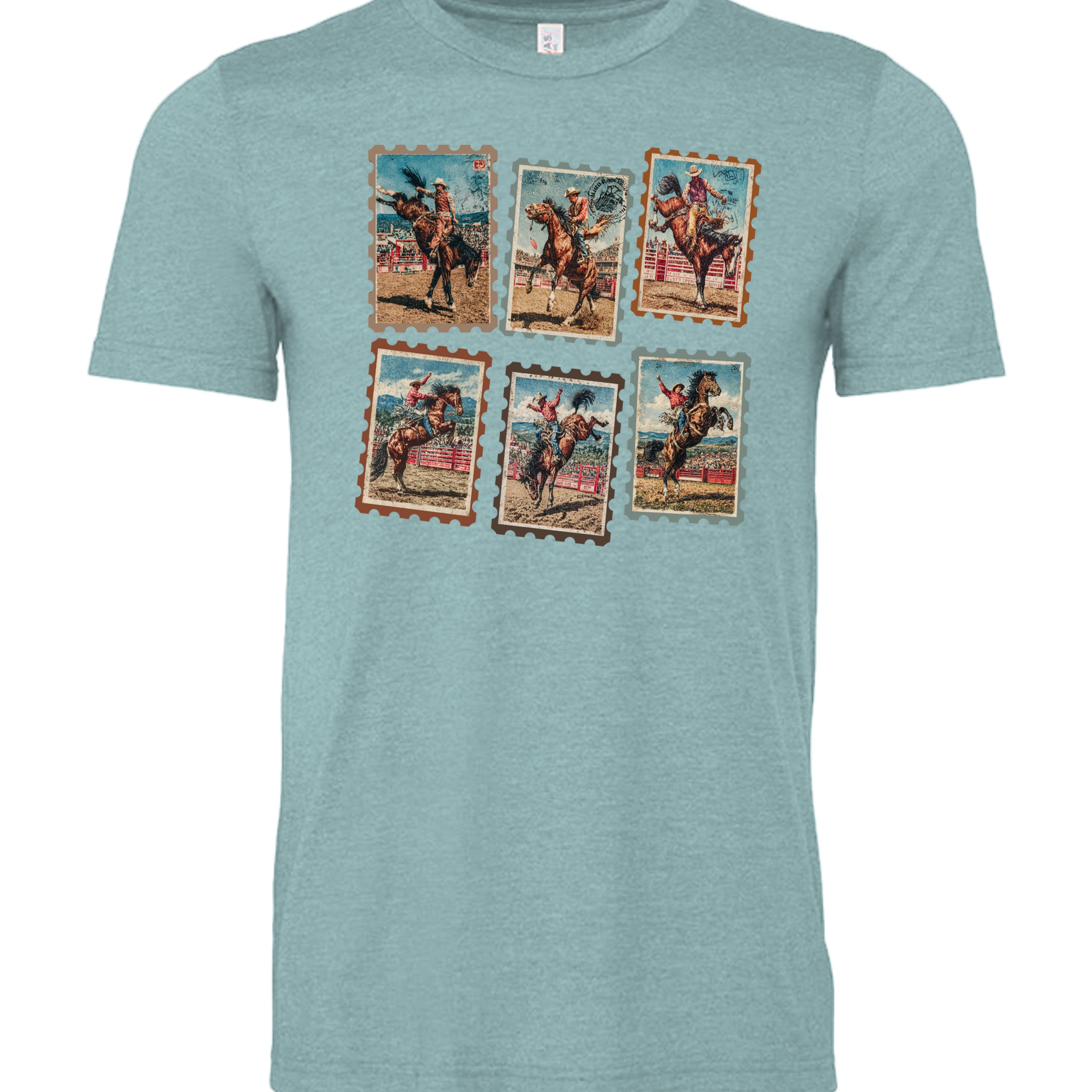 Heather Blue Lagoon - 3001CVC - FRONT