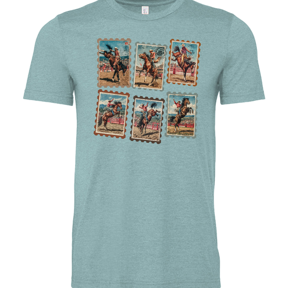 Heather Blue Lagoon - 3001CVC - FRONT