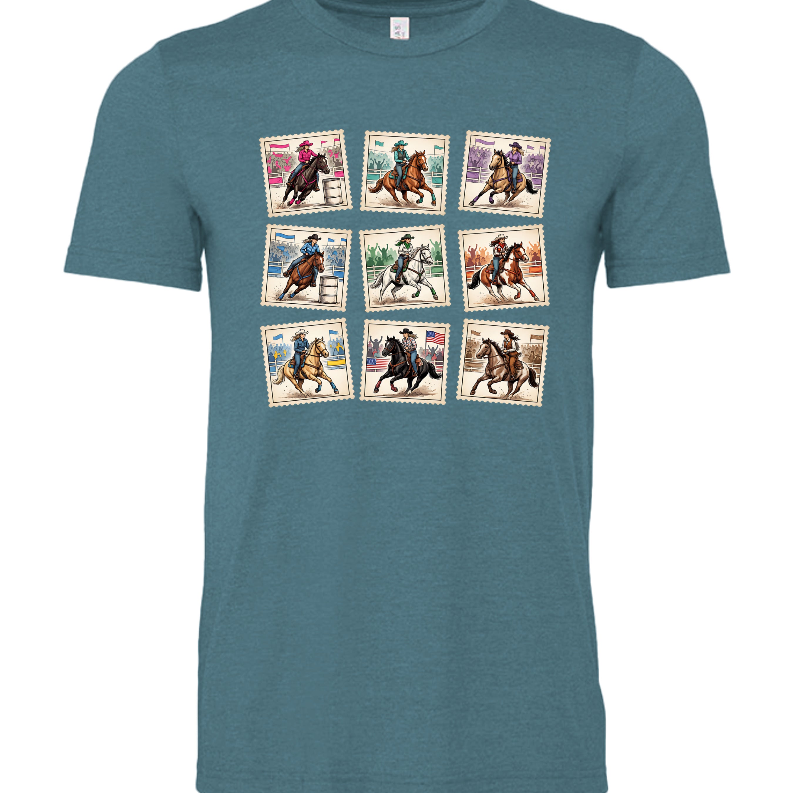 HEATHR DEEP TEAL - 3001CVC - FRONT