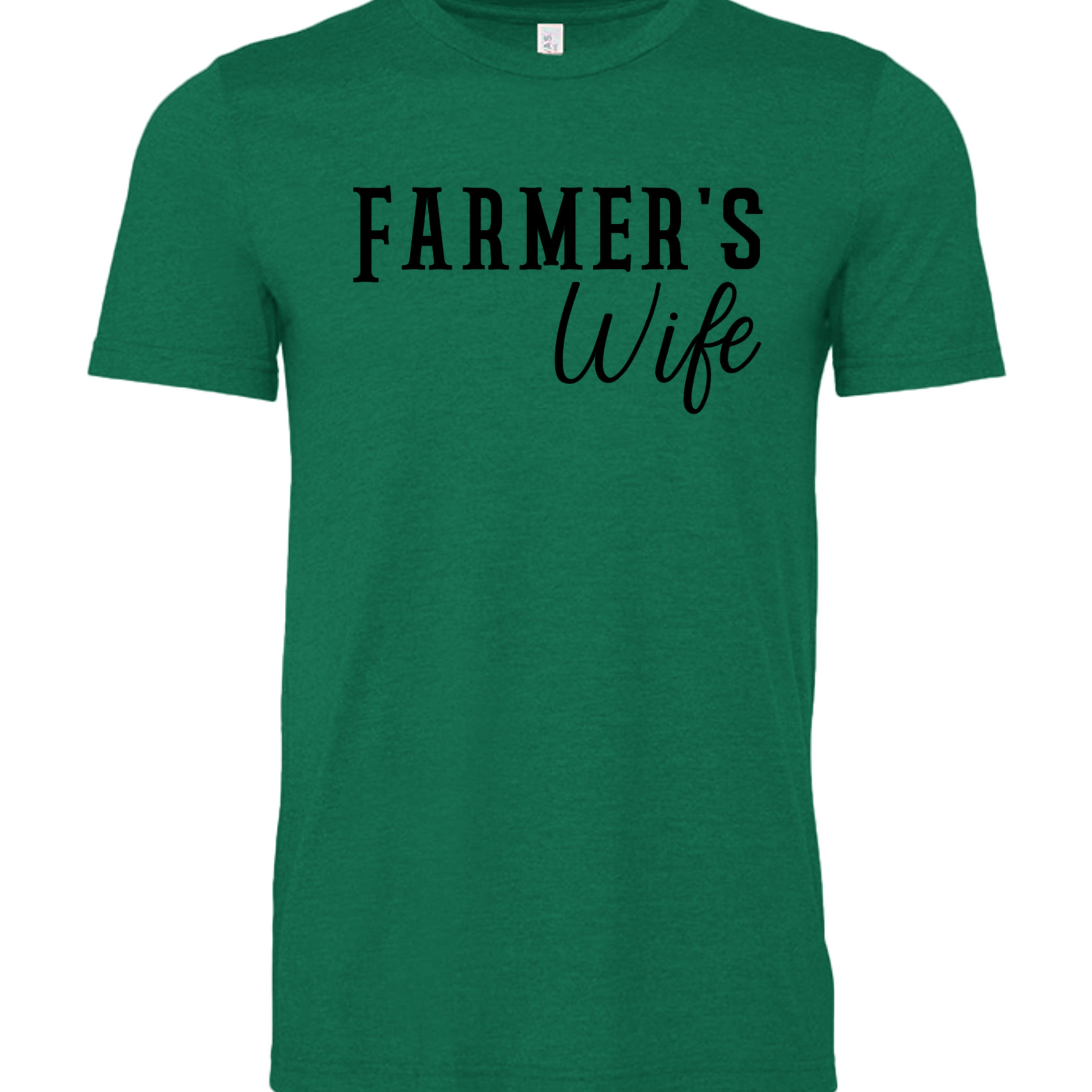 Heather Grass Green - 3001CVC - FRONT